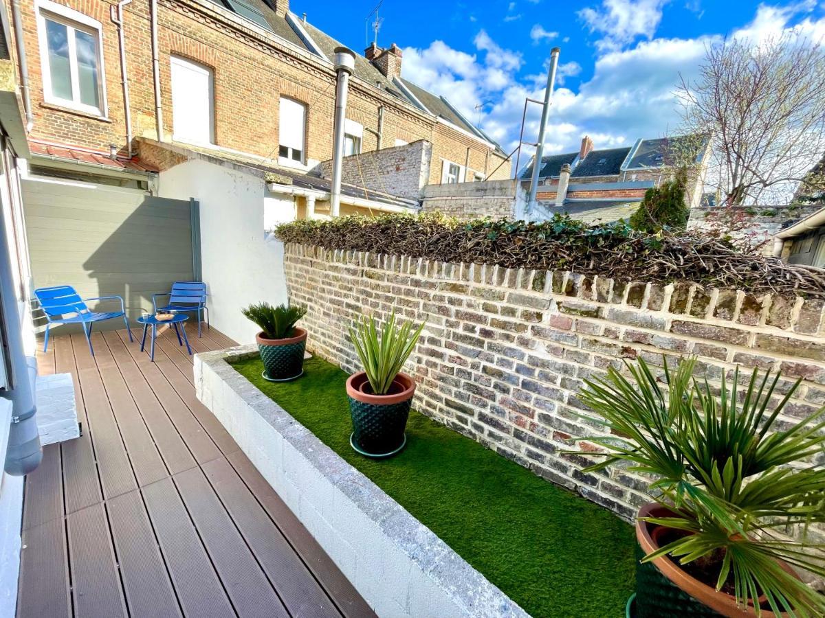 Soleil Levant - T2 Avec Terrasse Proche Gare Amiens Exteriör bild