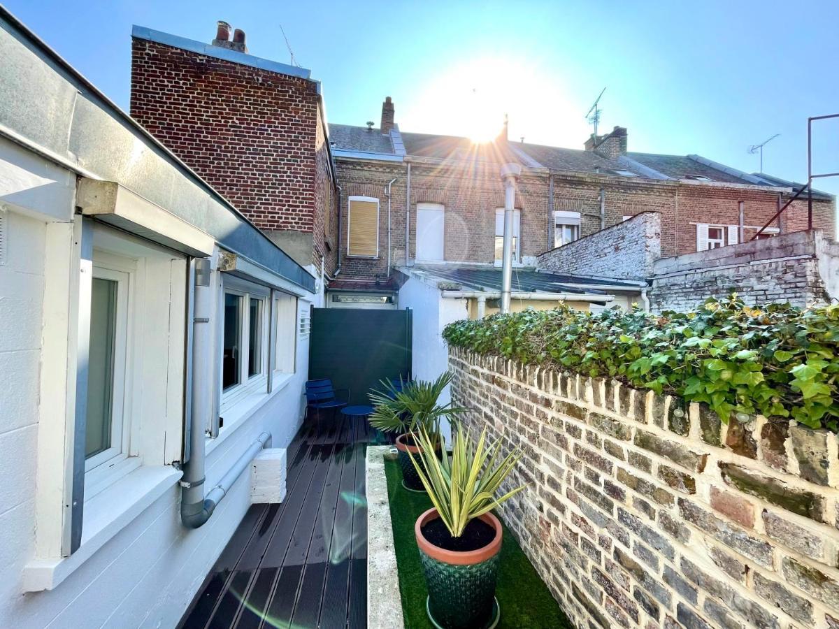Soleil Levant - T2 Avec Terrasse Proche Gare Amiens Exteriör bild